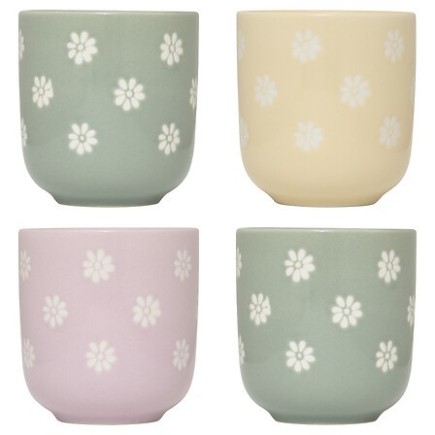 Coffret 4 tasses espresso margot 10cl