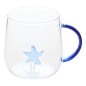 Mug Nelya 40 cl verre avec anse etoile de mer