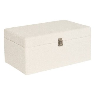 Malles Carlie x3 décor bouclette blanc