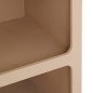 Chevet 2 niches Soleya MDF beige