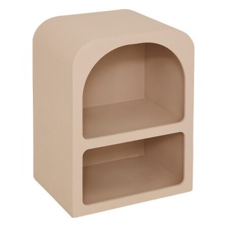 Chevet 2 niches Soleya MDF beige