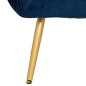 Fauteuil Solaro velours bleu Fauteuil Solaro velours bleu