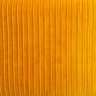 Fauteuil Solaro velours ocre