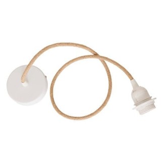 Cordon électrique pour suspension Noe long 80 cm beige