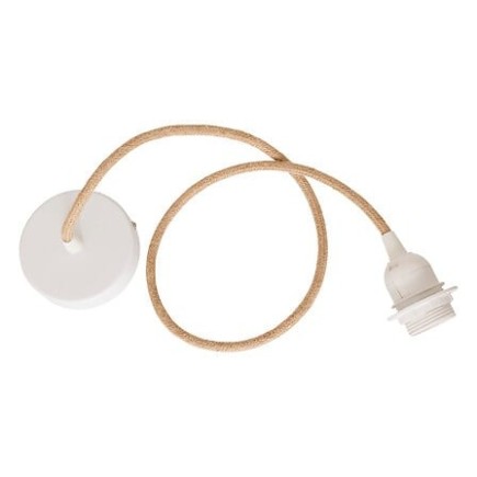 Cordon électrique pour suspension Noe long 80 cm beige
