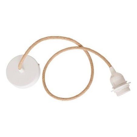 Cordon électrique pour suspension Noe long 80 cm beige