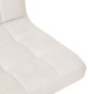 Chaise de bar haute ajustable Delek PU beige