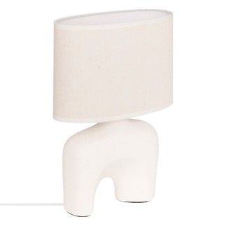 Lampe Gaby haut 31,5 cm blanc