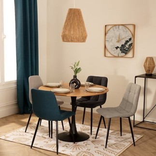 Chaise Sirac gris clair