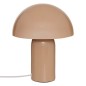 Lampe champignon métal beige
