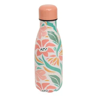 Bouteille isotherme Eden 0,26 l inox fleurie