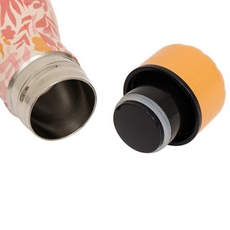 Bouteille isotherme Eden 0,26 l inox fleurie