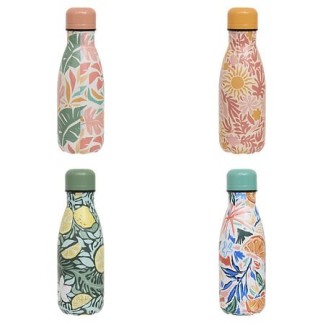 Bouteille isotherme Eden 0,26 l inox fleurie