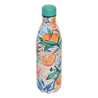 Bouteille isotherme Eden 1 l inox fleurie