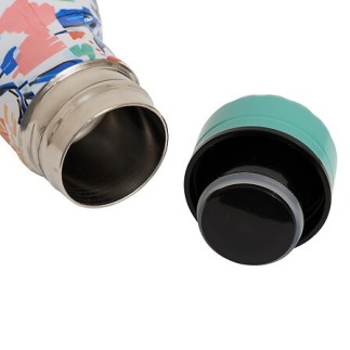 Bouteille isotherme Eden 1 l inox fleurie