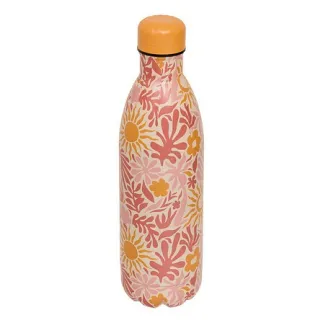 Bouteille isotherme Eden 1 l inox fleurie