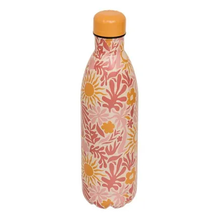 Bouteille isotherme Eden 1 l inox fleurie