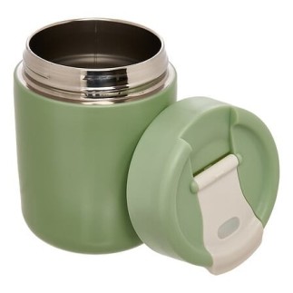 Mug isotherme To Go 0,3 l inox et silicone vert