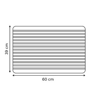 Tapis de bain Duna 39 x 60 cm diatomite beige