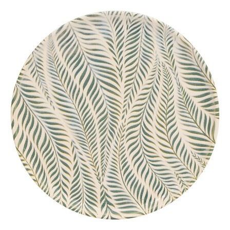 Assiette à dessert Gina 22cm feuillage vert