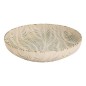Assiette creuse Gina 22cm feuillage vert