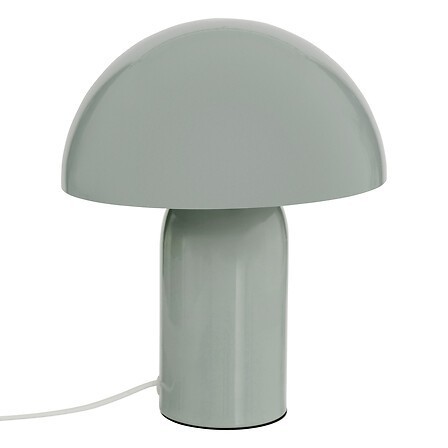 Lampe champignon métal vert