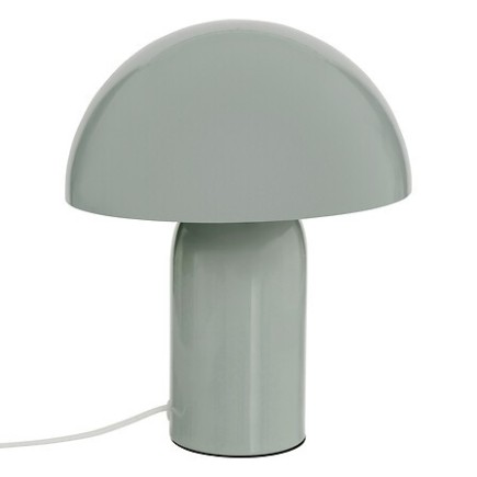 Lampe champignon métal vert