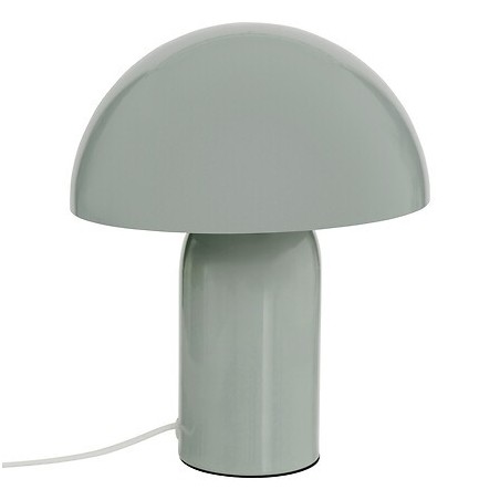 Lampe champignon métal vert