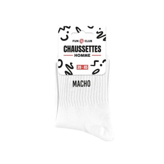 Chaussettes Blanches Macho Homme
