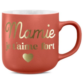 MUG MAT "MAMIE JE T'AIME FORT"