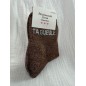 Chaussettes Paillettes Ta gueule chocolat