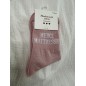Chaussettes Paillettes Merci Maitresse rose (PRÉVENTE)