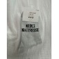 Chaussettes Paillettes Merci Maitresse gris clair