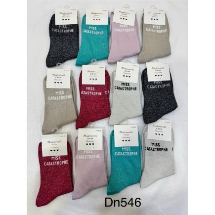 Chaussettes Paillettes Miss Catastrophe (prévente)