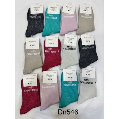 Chaussettes Paillettes Miss Catastrophe (prévente)