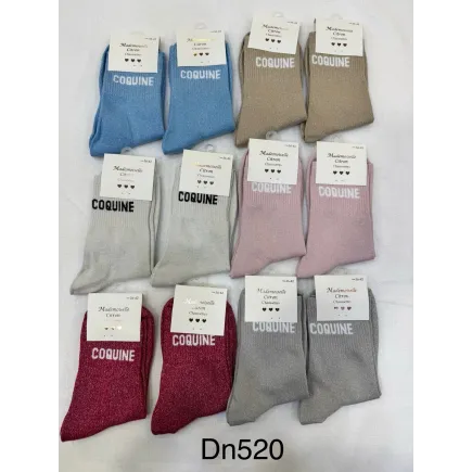 Chaussettes Paillettes Coquine