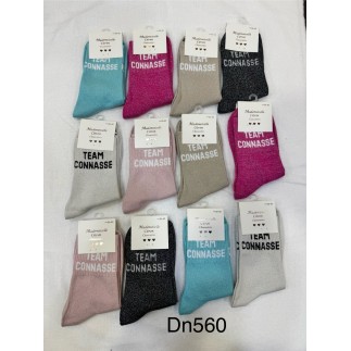 Chaussettes Paillettes Team Connasse (prévente)