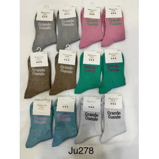 Chaussettes Paillettes Grande gueule