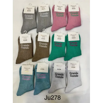 Chaussettes Paillettes Grande gueule