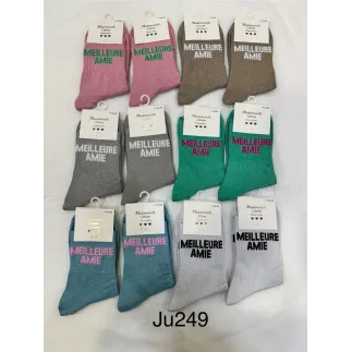 Chaussettes Paillettes Meilleure Amie