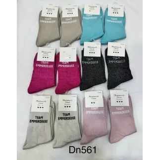 Chaussettes Paillettes Team Emmerdeuse