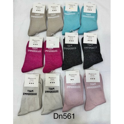 Chaussettes Paillettes Team Emmerdeuse (prévente)