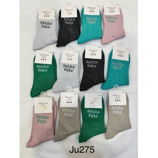 Chaussettes Paillettes Petite Pute (prévente)