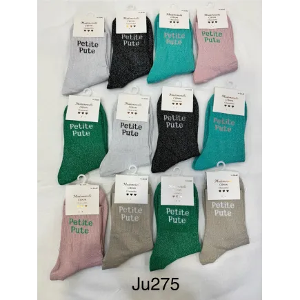Chaussettes Paillettes Petite Pute