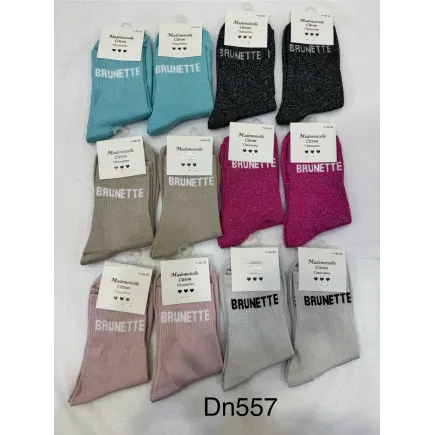 Chaussettes Paillettes Brunette