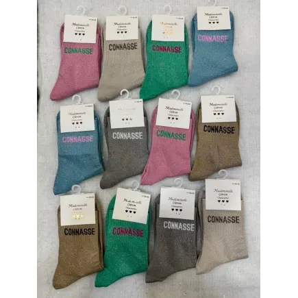Chaussettes Paillettes Connasse