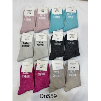 Chaussettes Paillettes Tata chérie