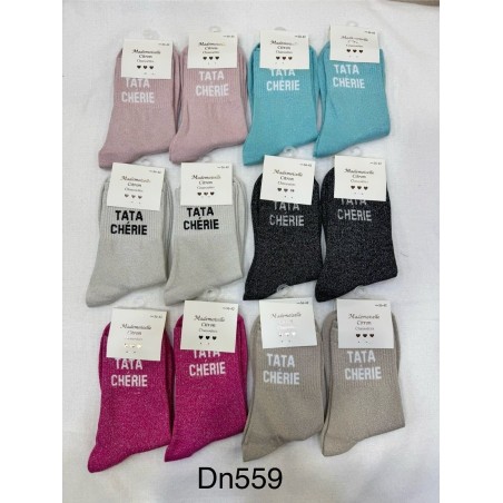 Chaussettes Paillettes Tata chérie