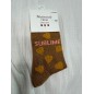 Chaussettes Paillettes Sublime camel