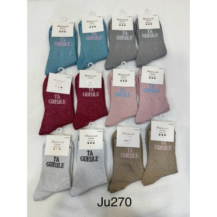 Chaussettes Paillettes Ta gueule